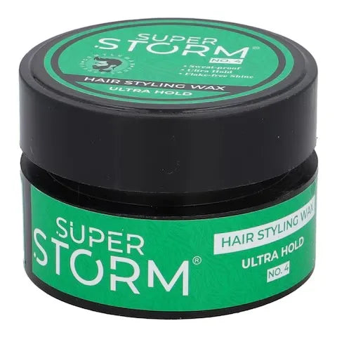 Super Storm Hair Styling wax Medium Hold NO 1