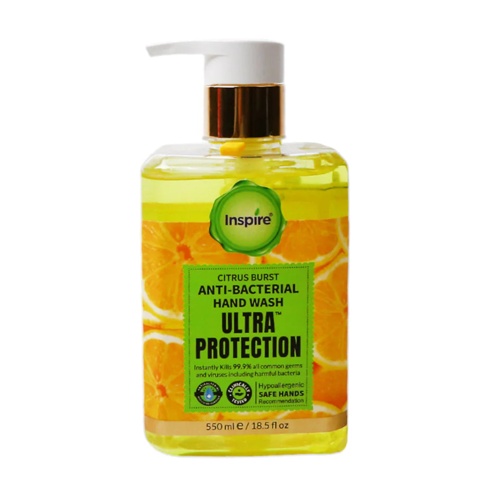 INSPIRE antibacterial ultra protection hand wash- 550ml