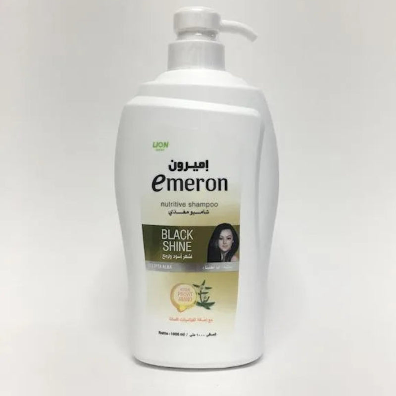 Emeron Nutritive Shampoo Black Shine with Eclipta Alba Active Provit Amino  - 1000ml