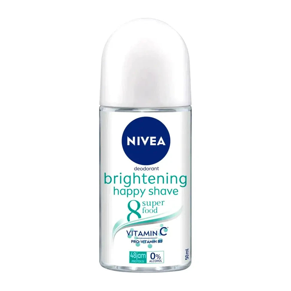 Nivea Brightening Happy Shave Deodorant Roll On - 50ml
