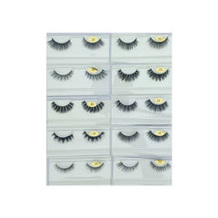 Glamorous Face 8D Mink Hair Eyelashes 10 Pieces GF 8066