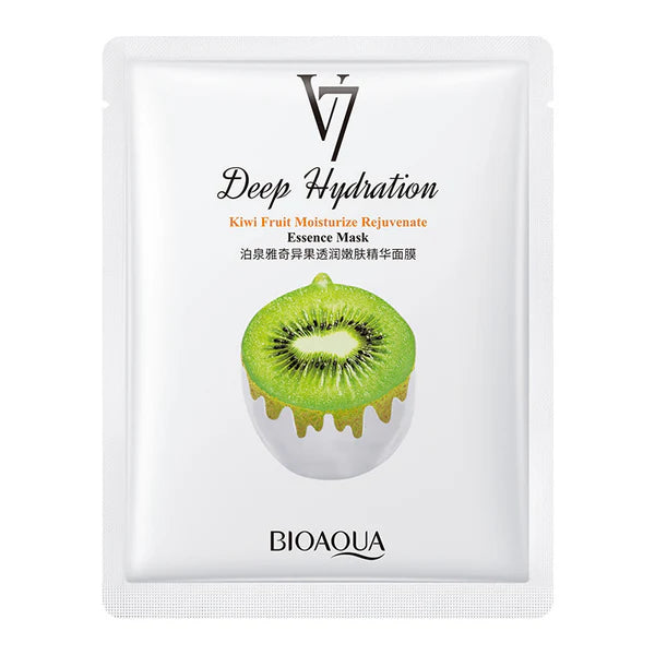 Bioaqua V7 Deep Hydration Kiwi Facial Mask