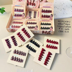 Pink Key Fast Fashion of Nails press-on Acrylic Nails