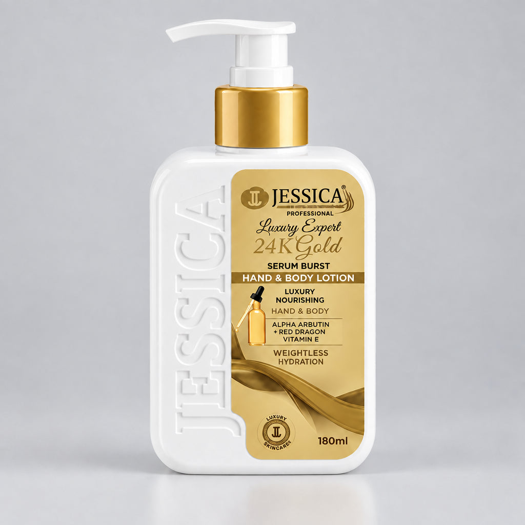 Jessica 24K Gold Serum Burst Hand & Body Lotion - 180ml