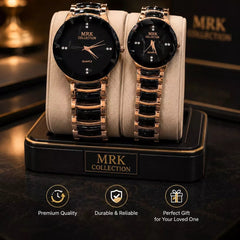 MRK Men's Stainless Steel Chain Watch  = With Box