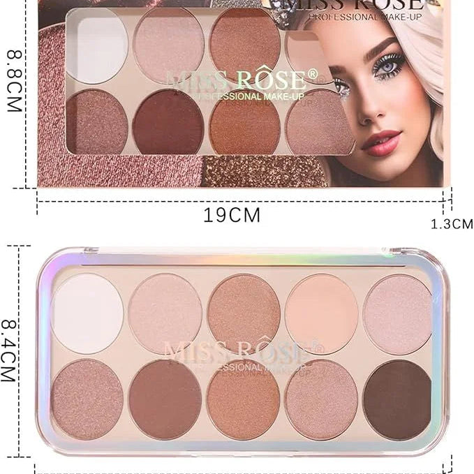Miss Rose Nude-Highlighter & Contour Kit -  10 Color