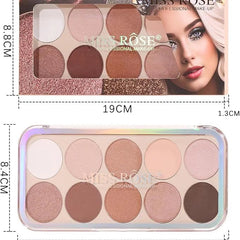 Miss Rose Nude-Highlighter & Contour Kit -  10 Color