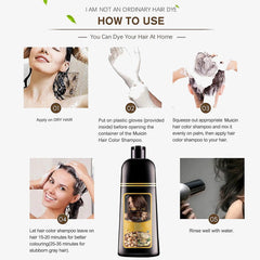 5 in 1 Muicins Ultimate Hair Color Shampoo 200ml