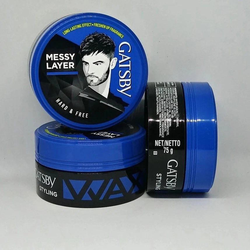 Gatsby Messy Layer Styling Wax Hard & Free 75g
