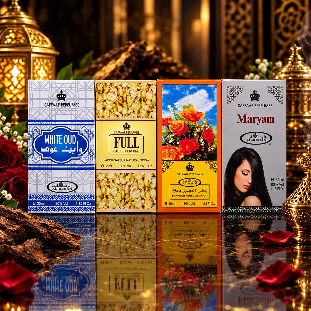 Saffaaf Perfumes Al Rehan Perfume - Pack of 4
