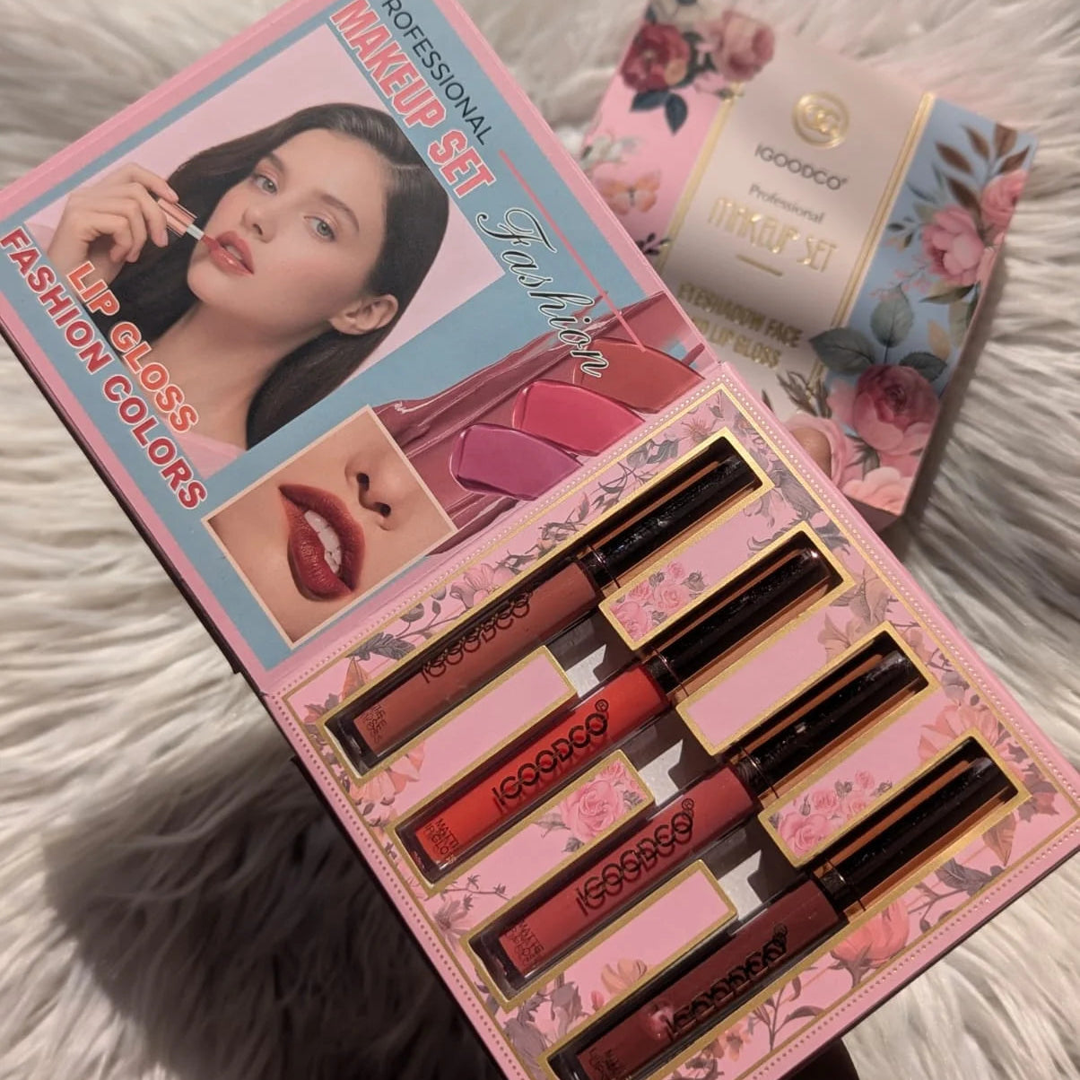 IGOODCO Professional Makeup Set - 4 Pages Makeup Palette Book