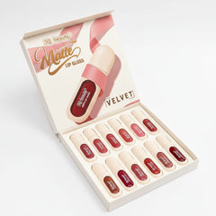 3Q Beauty Matte Velvet Lipgloss Pack of 12