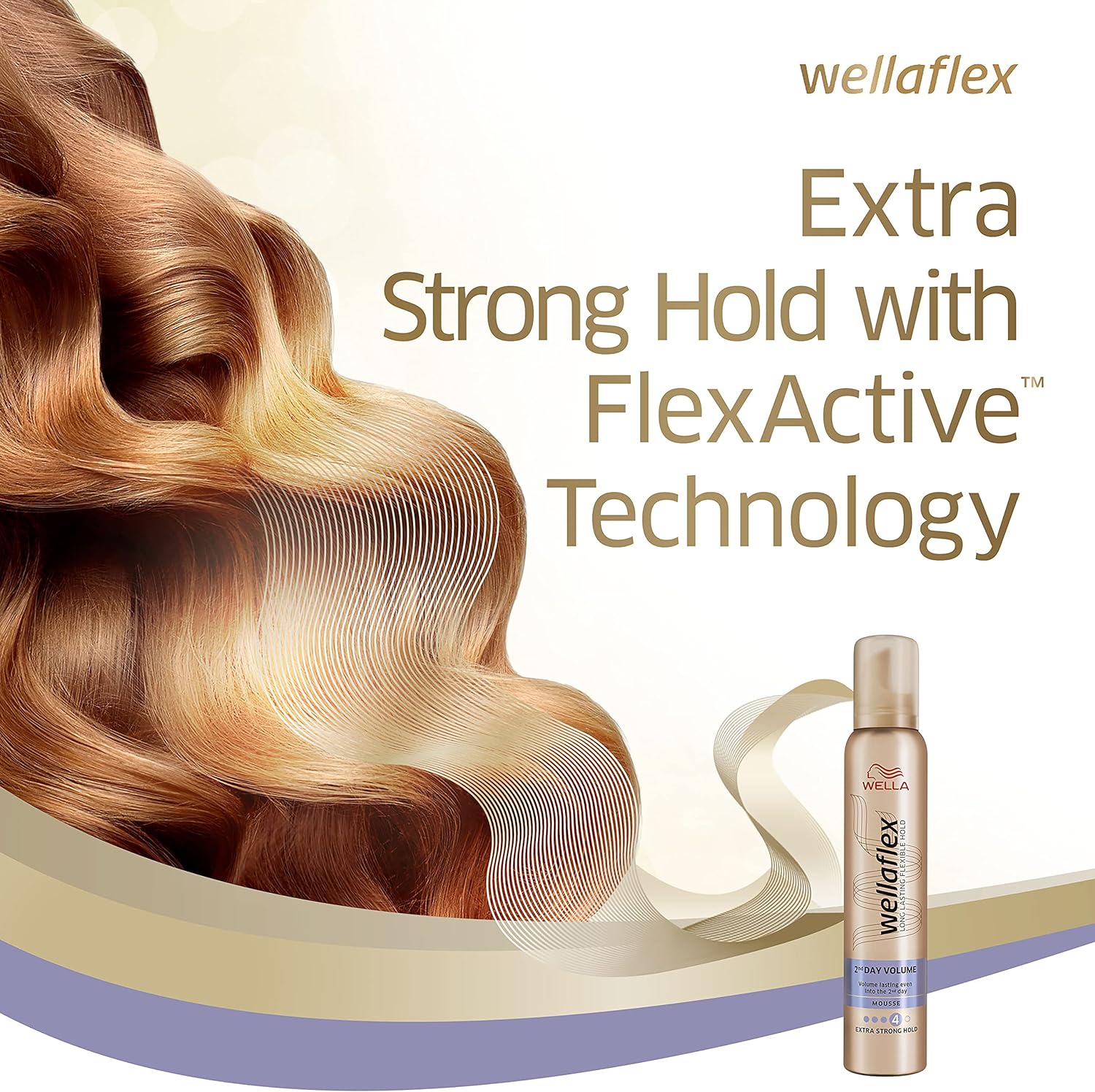 Wella Wellaflex 2Nd Day Volume 4 Hair Mousse 250ml