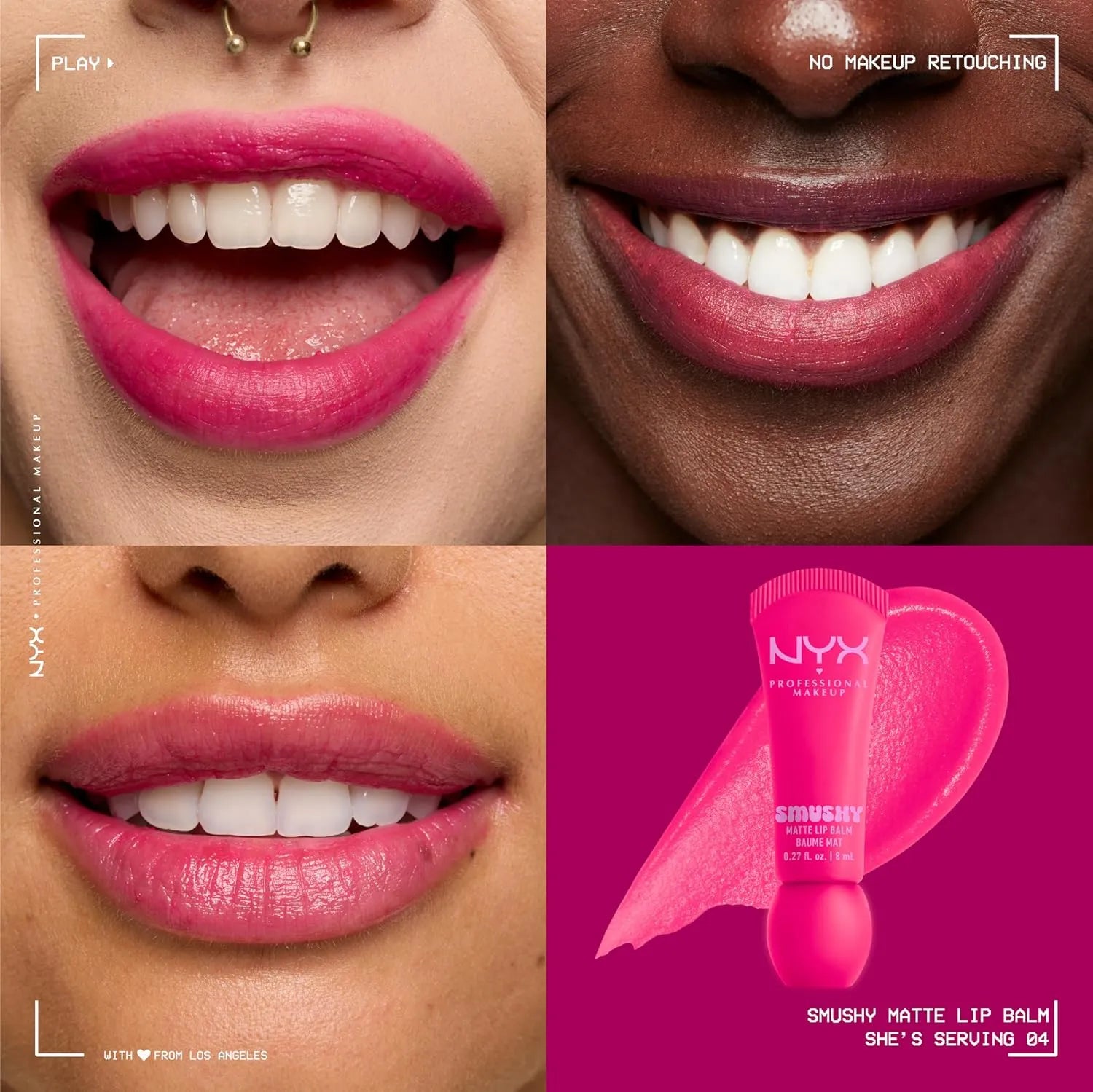 NYX Professional Makeup - Smushy Matte Lip Balm - 8ml