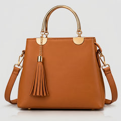 Christian Dior Tassel Top Handle Shoulder Bag with Strap