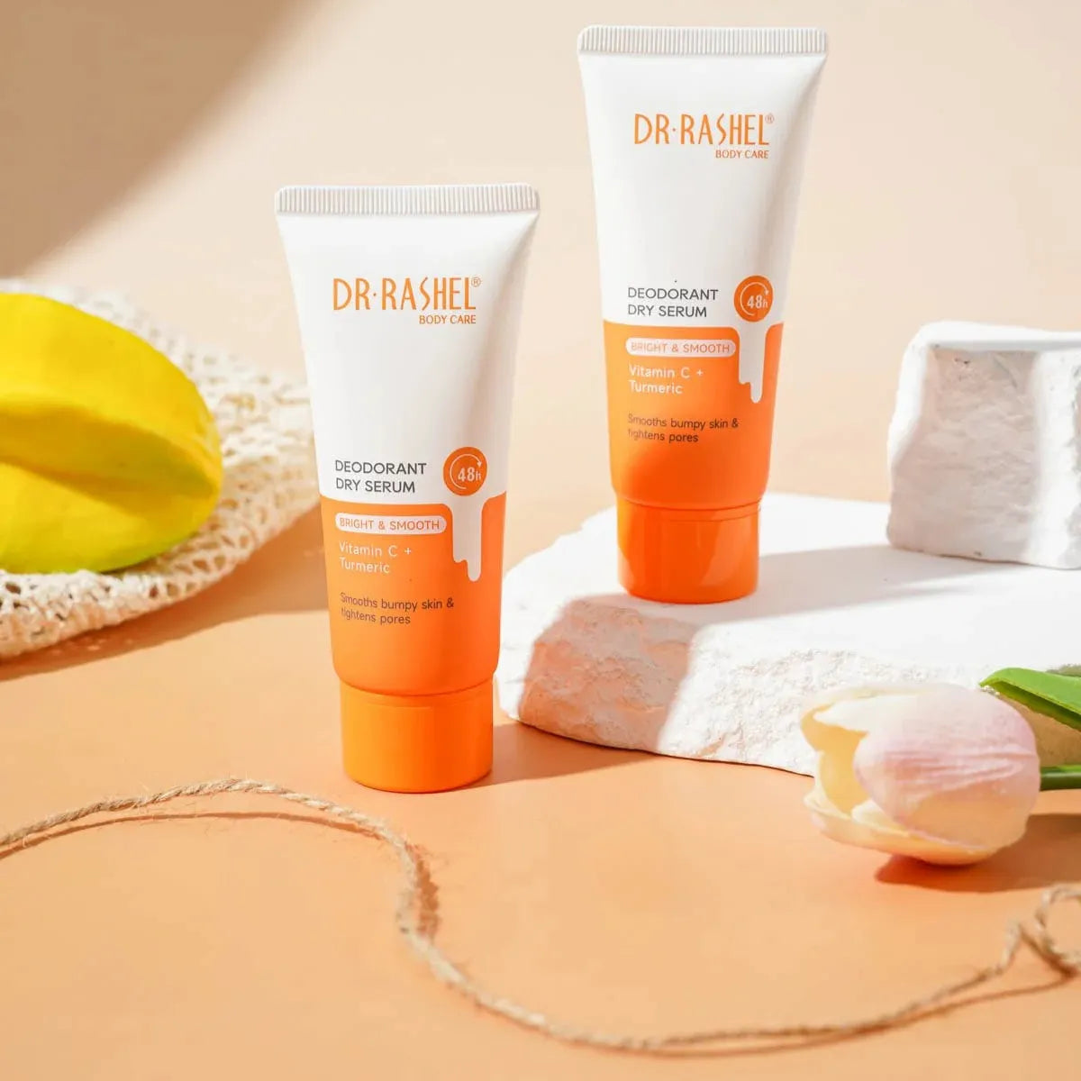 DR.RASHEL Vitamin C +Turmeric Deodorant Dry Serum - 60ml