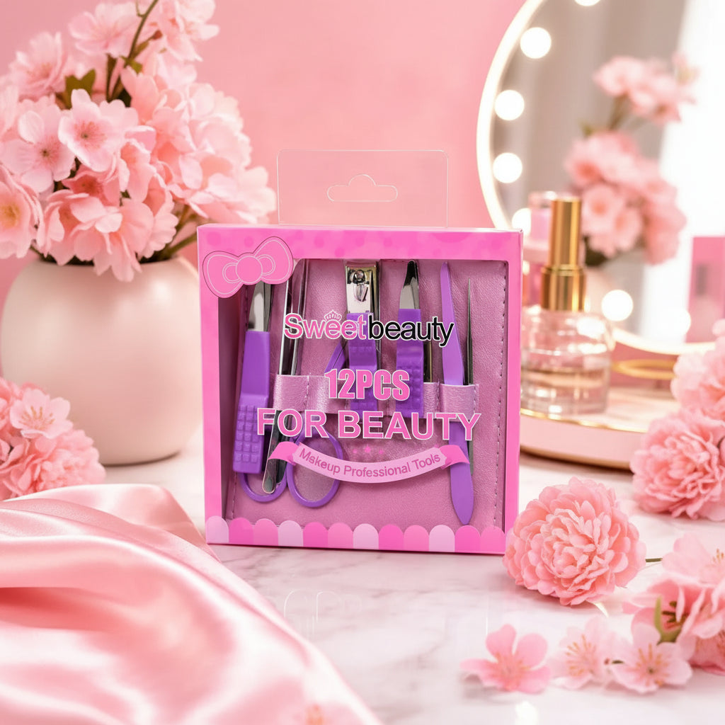 Sweet Beauty Manicure Set - 12Pcs - Each Set
