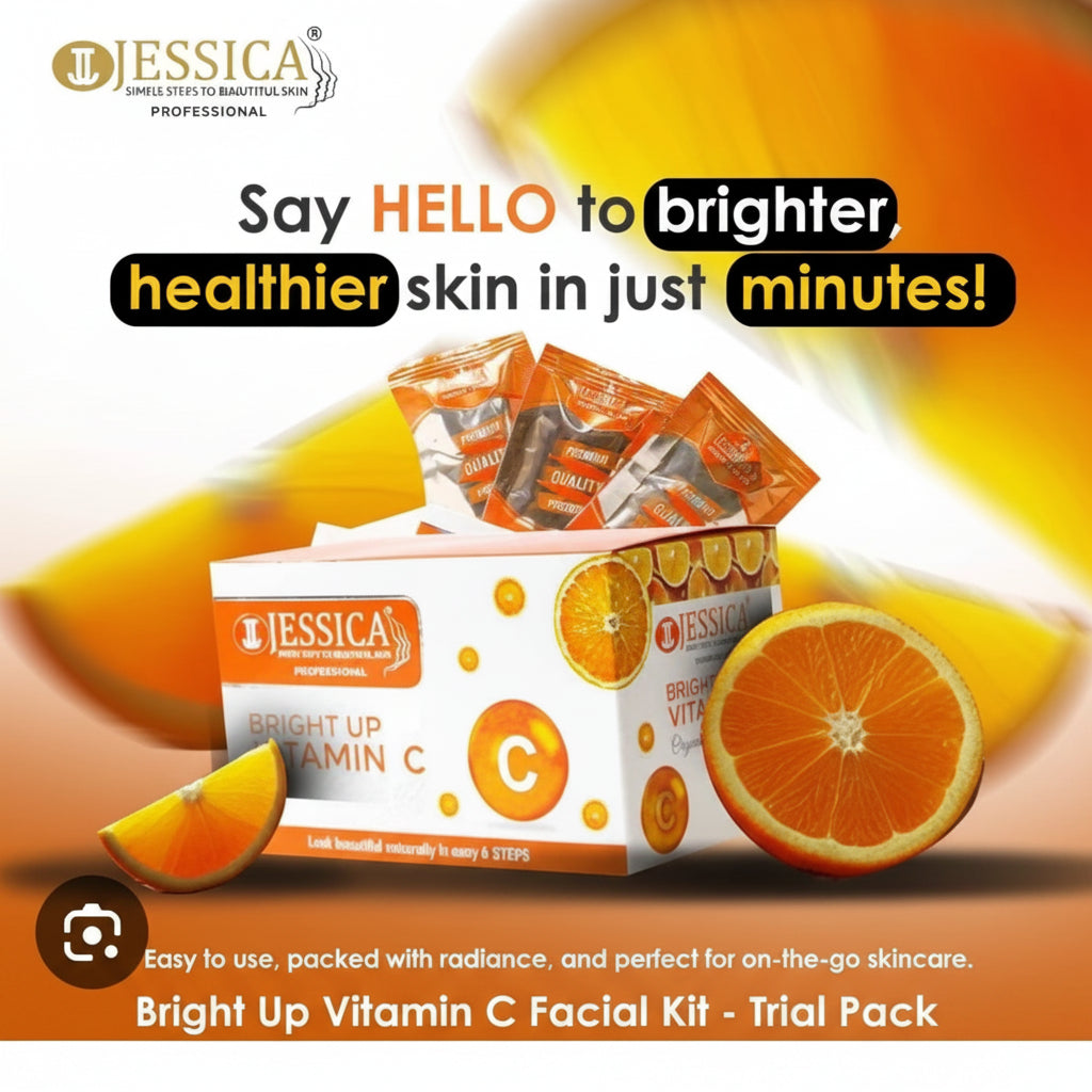 Jessica Bright Up Vitamin C Organic Facial Kit (Trial Pack)