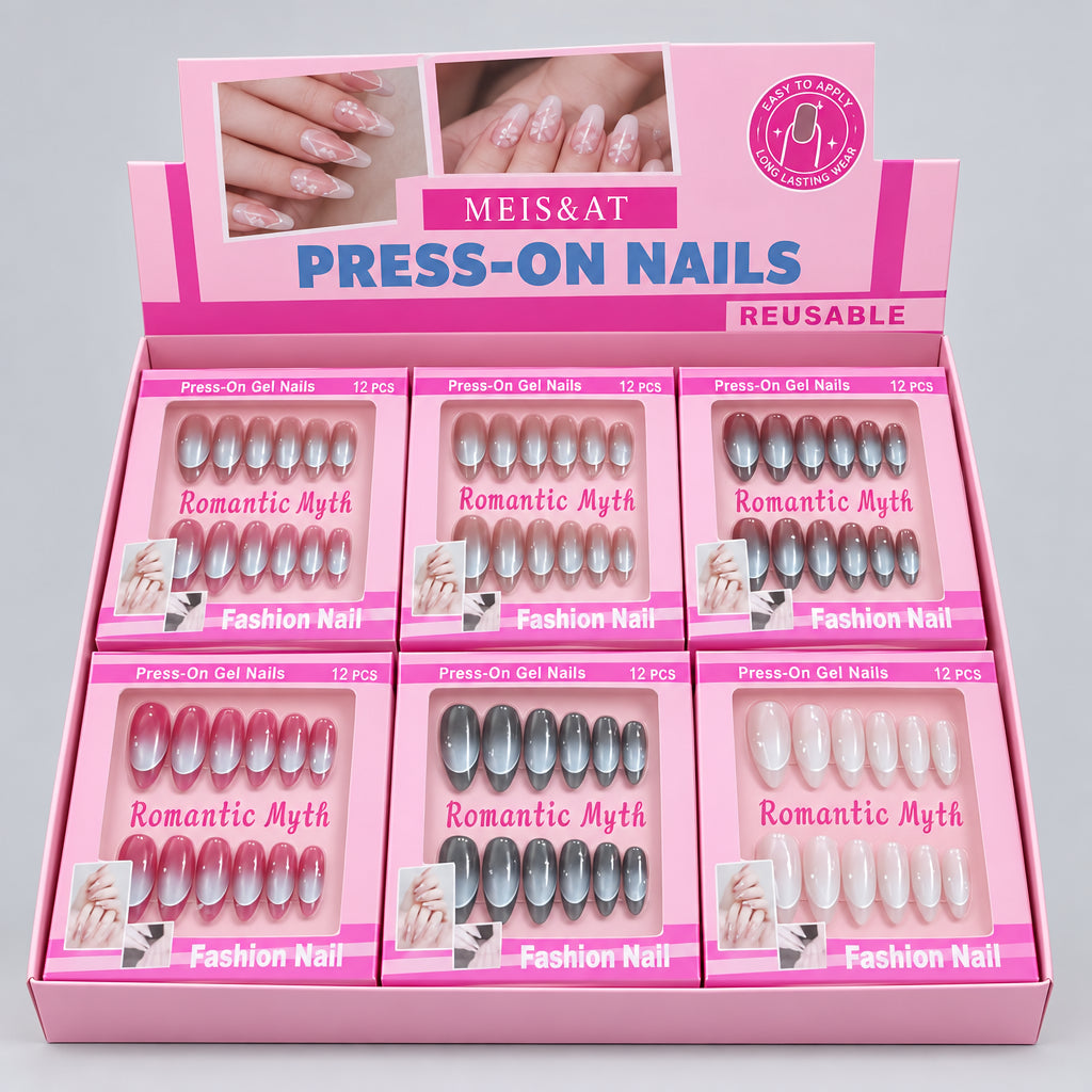 Romantic Myth Fashion Nail Reusable Press On Gel Nails