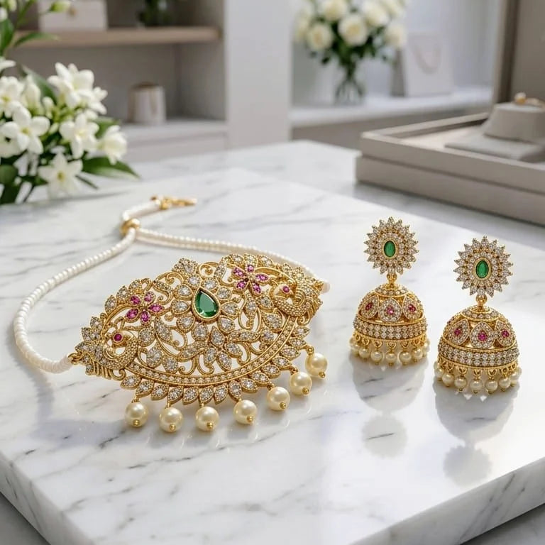 South Indian Luxury Jewelry Set