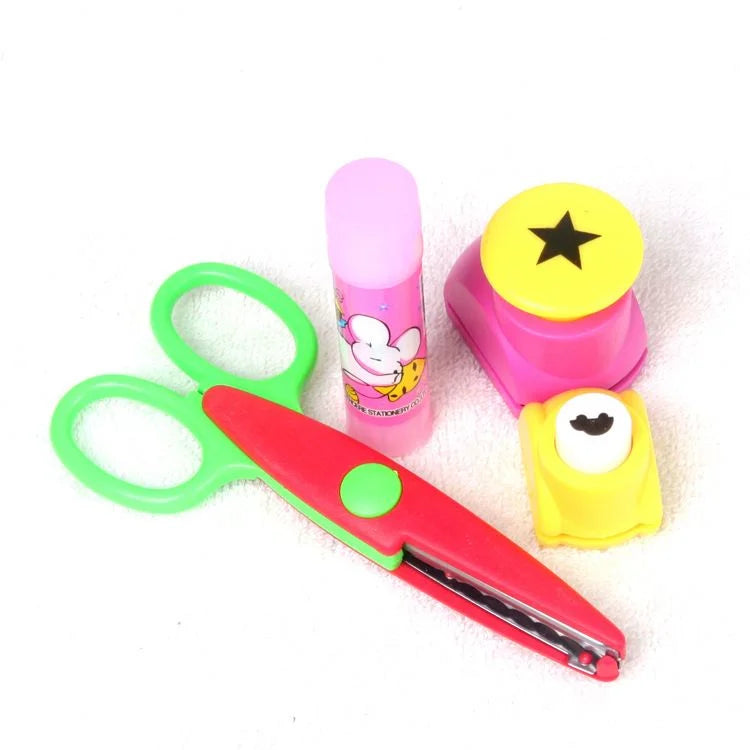 Craft Scissors Set Scissors for Children Craft Design, Clipbook, DIY Set