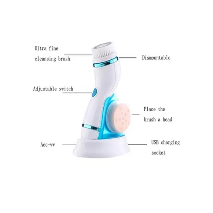 CNAIER AE-8286 is a 4-in-1 electric facial Massager