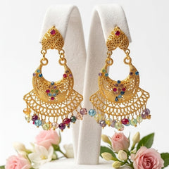 Manjos Earrings – Lightweight Golden Color Studs