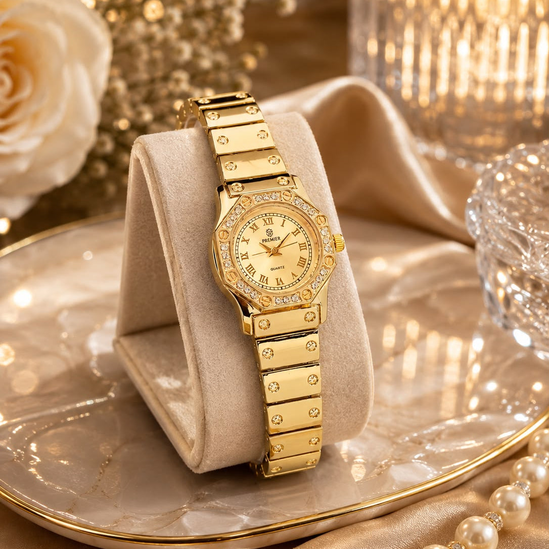 Premier Ladies Fancy Watch – New Model with Butterfly Lock