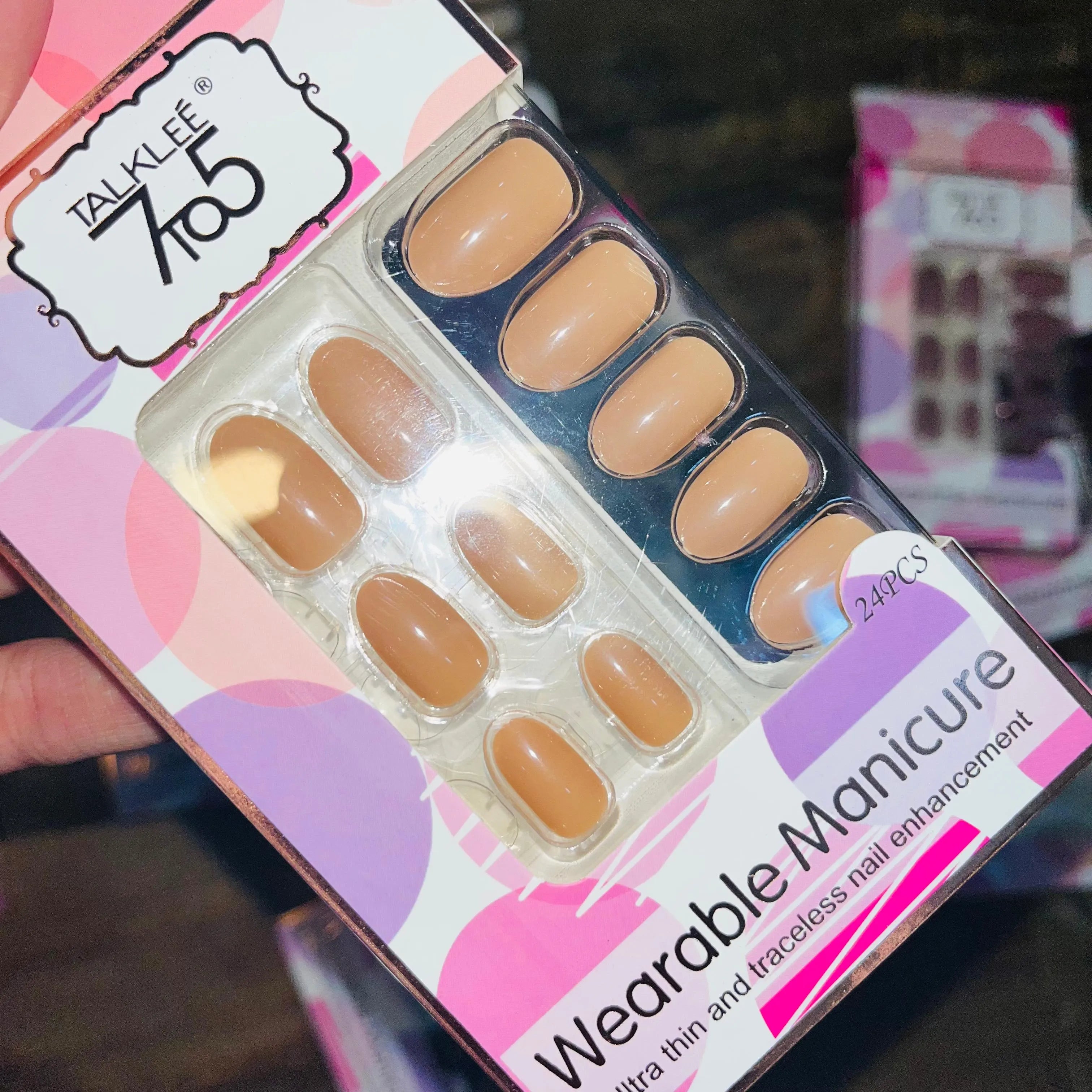 7To5 Talklee Wearable Artifical Nails With Free Stickers