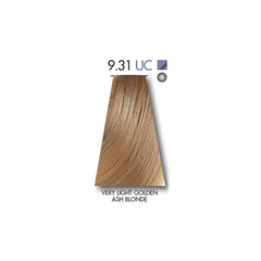 Keune Ultimate Cover Very Light GOLDEN ASH BLONDE 9.31 with Keune Developer 20 Volume - 60 ml