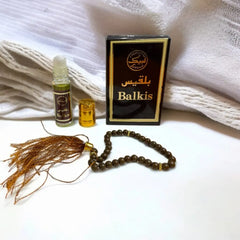 Balkis Attar With Tasbeeh Alcohol-Free Fragrance - 6ml