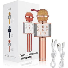 Wireless Mic with Speaker Bluetooth Karaoke Radio Microphone - Each