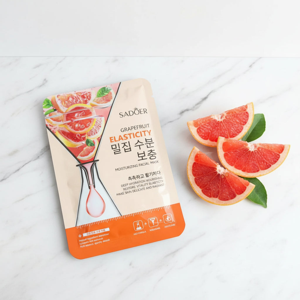 Sadoer Grapefruit Elasticity Moisturizing Facial Mask - 25g