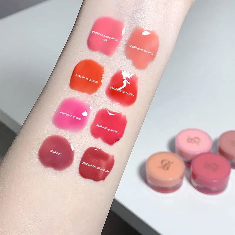 Gege Bear Jam Lip Honey Moisturizing and Shiny Lip Jar