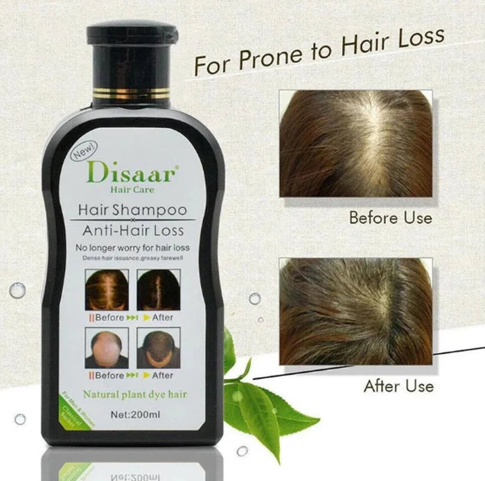 DISAAR 2 In 1 Hair Growth Essential Oil & Anti-Hair Loss Shampoo Growth