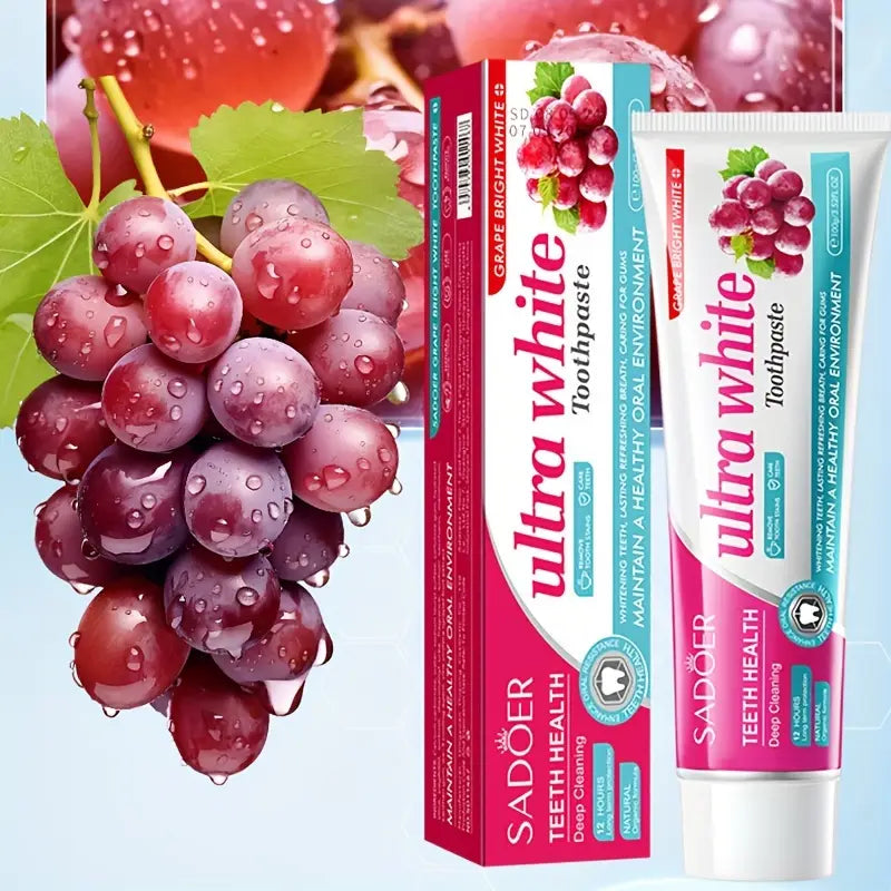 Sadoer Ultra White & Bright Grape Toothpaste 100g