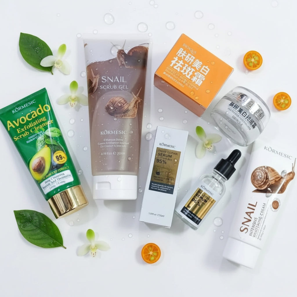 Advanced Repair & Skin Brightening Routine Face Care - 5 Piece Kit