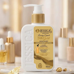 Jessica 24K Gold Serum Burst Hand & Body Lotion - 180ml