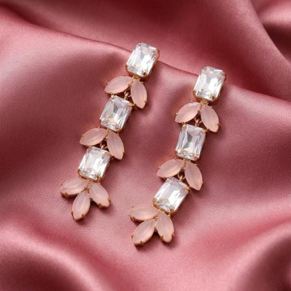 Stainless Steel geometric drop earrings - Each