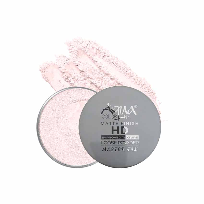 Aqua Color Line Matte Finish HD Loose Powder .