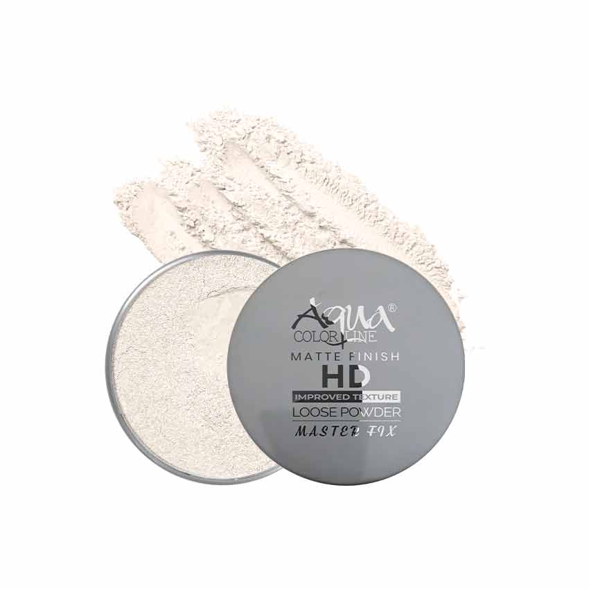 Aqua Color Line Matte Finish HD Loose Powder .