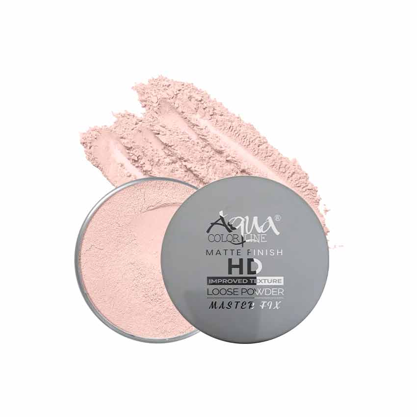 Aqua Color Line Matte Finish HD Loose Powder .