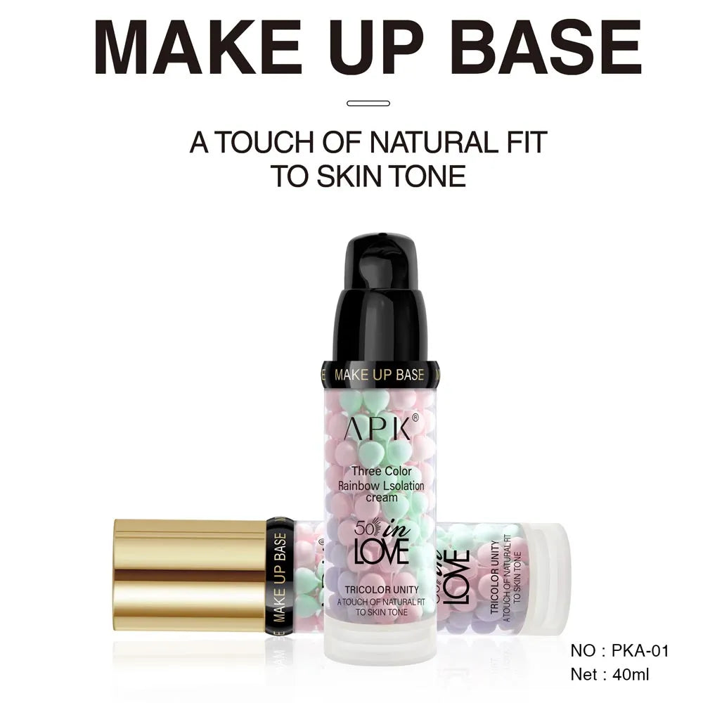 APK In Love TriColor Unity Makup Base Rainbow Lsolation Cream – 40ml