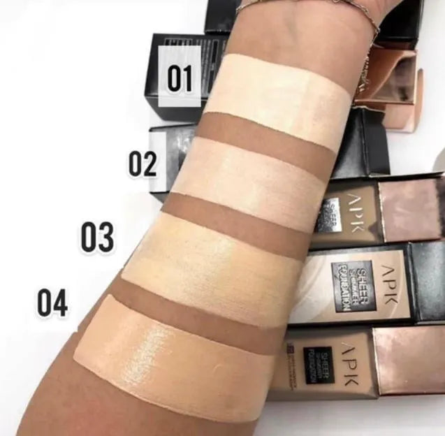 APK New Sheer Shimmer Foundation SPF-20 40g