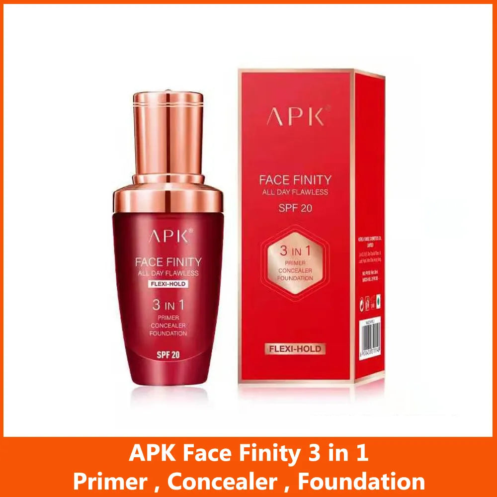 APK Face Finity 3 in 1 Primer Concealer Foundation