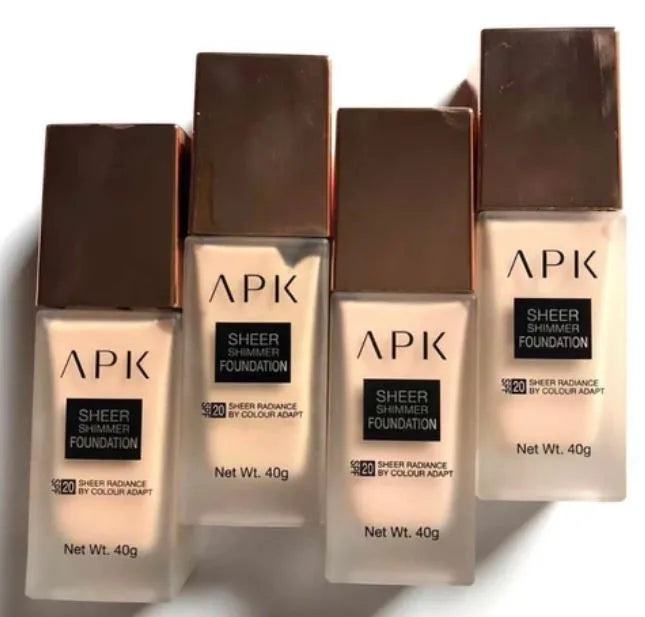 APK New Sheer Shimmer Foundation SPF-20 40g