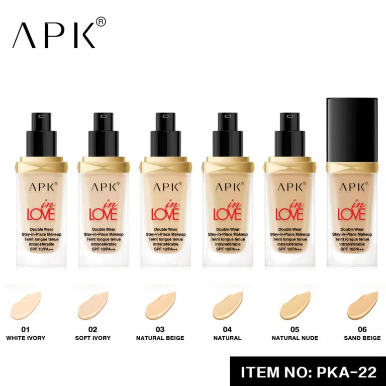 APK in Love Double Wear Stay in Place Makeup Foundation – 30ml