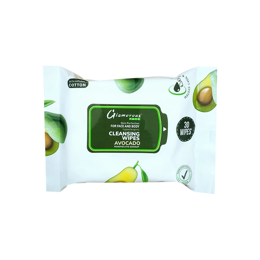 Glamorous Face Cleansing Makeup Remover Wipes 30 Pieces