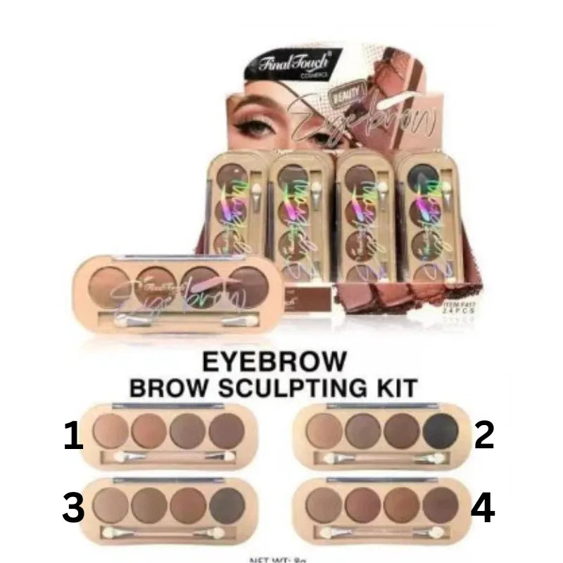 Final touch  4 in 1  Eyebrow kit