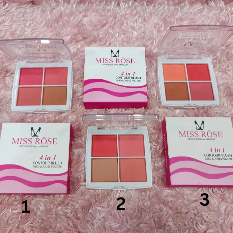 Miss Rose 4 in 1 Blush Palette